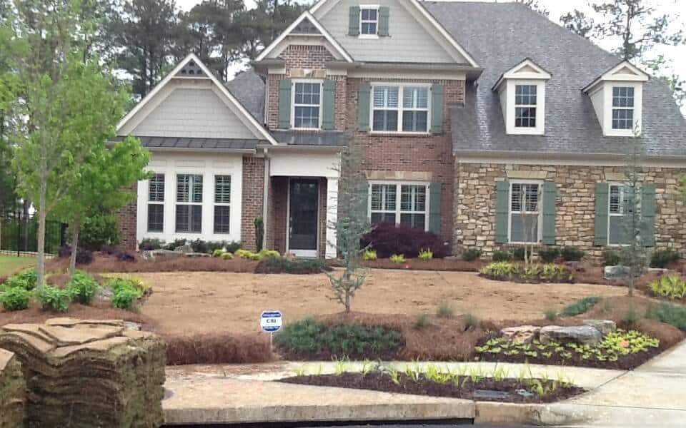 Lawn Transformation - Before Sod Installation