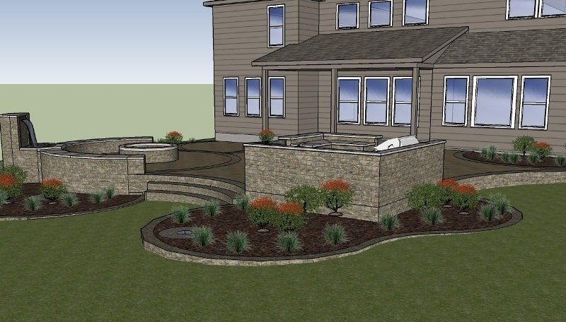 Landscape Design Drawing at SA Landscaping