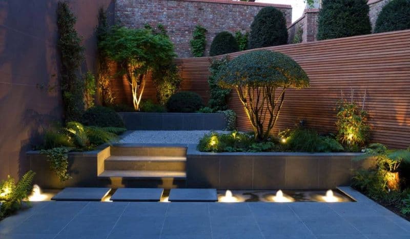 Contemporary Modern LED Patio Lighting