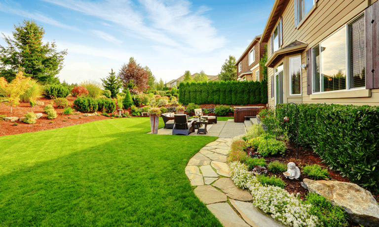 Beautiful residential landscaping installed - San Antonio, TX